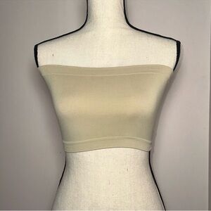 Women's Cream Tube Top